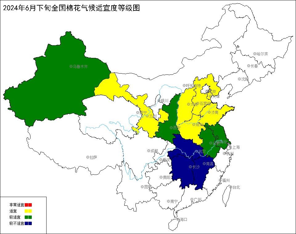 2024年6月下旬全国棉花气候适宜度.jpg