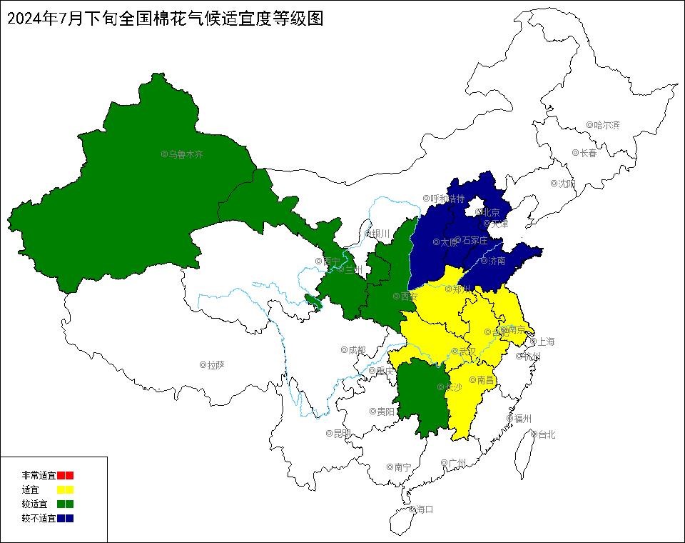 2024年7月下旬全国棉花气候适宜度.jpg
