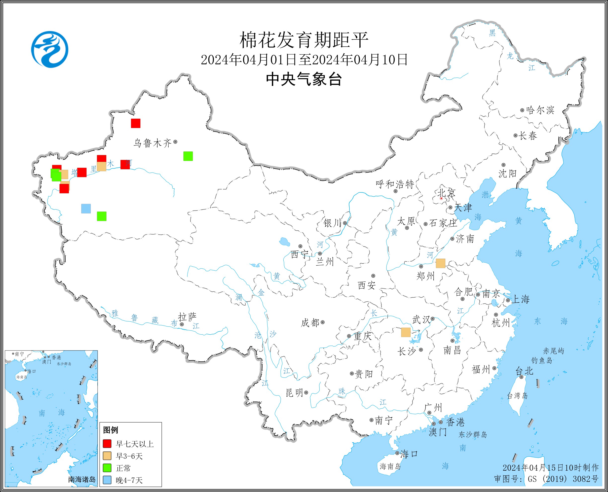 2024年4月上旬棉花发育期距平.jpg