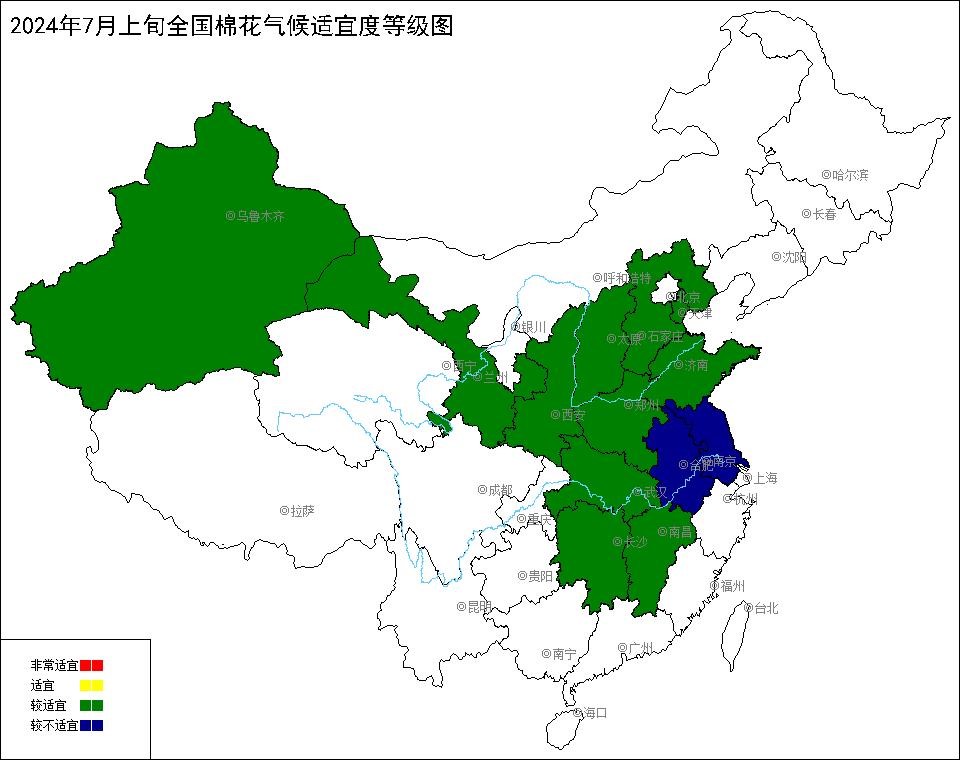 2024年7月上旬全国棉花气候适宜度.jpg