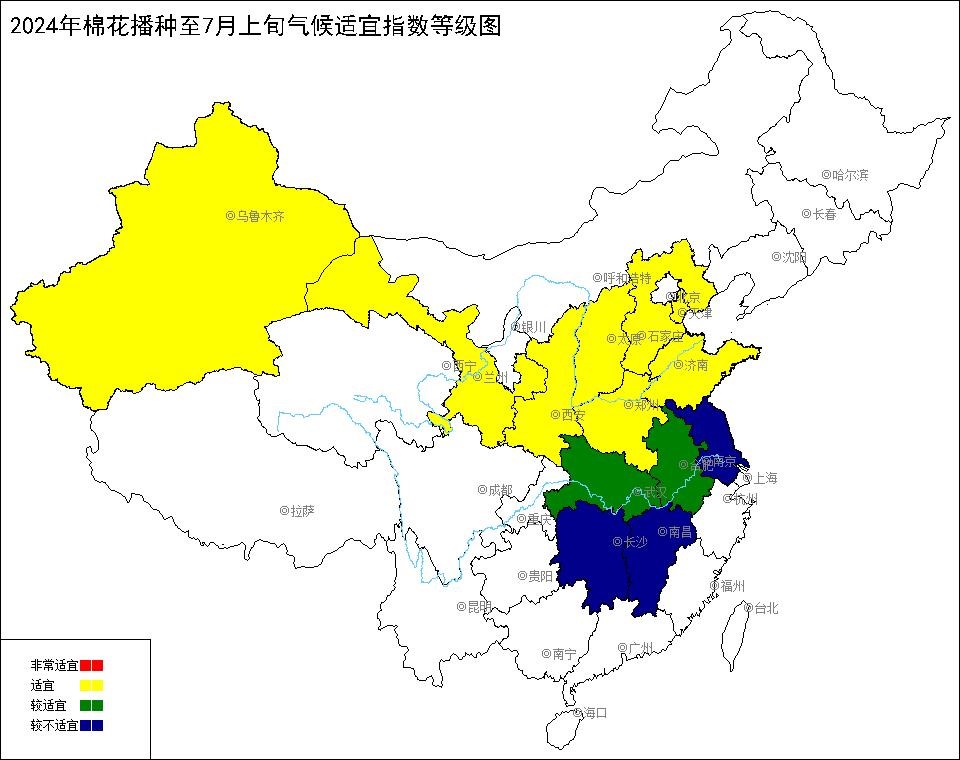2024年棉花播种至7月上旬气候适宜指数.jpg
